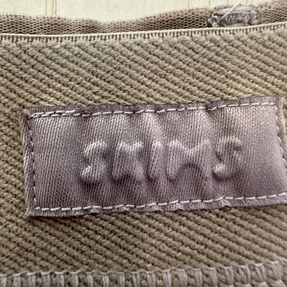 SKIMS Cotton Rib Leggings Garnet High Rise Ribbed Logo Size 4X - Picture 3 of 7